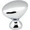 Elements 1-1/4" Overall Length Polished Chrome Oval Merryville Cabinet Knob 897L-PC - alternate 1